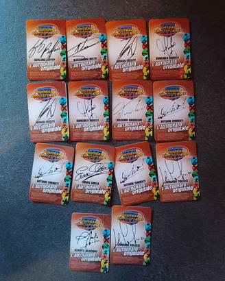 autografo football Champions panini