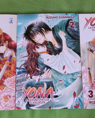Manga Yona,la Principessa Scarlatta 1,2 e 3