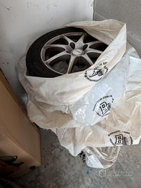 4 cerchi r15 in lega più gomme 195/65