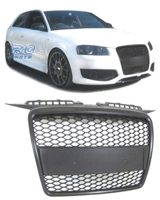 GRIGLIA AUDI A3 8P 8PA 05-08 ASPECTO RS3 NERO
