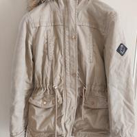 Giacca invernale beige da donna imbottita