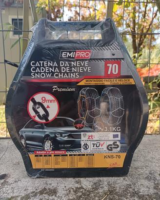 Catene da neve NUOVE SIGILLATE 