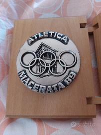 Medaglia celebrativa atletica leggera Macerata '89