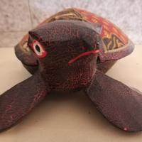 Tartaruga Portacenere in preziosa scultura lignea
