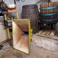 Torchio per Uva 40cm, Botte 170Lt, Mac. Pigiatrice