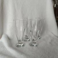 set 4 pezzi. bicchiere in vetro