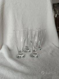 set 4 pezzi. bicchiere in vetro