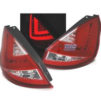 FANALI FORD FIESTA MK7 12-17 BARRE LUMINOSE ROSSO 