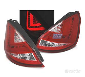 FANALI FORD FIESTA MK7 12-17 BARRE LUMINOSE ROSSO 