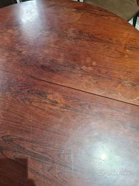 tavolo rotondo in legno allungabile   