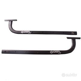 Staffe porta piastra moto bauletto posteriore Kapp