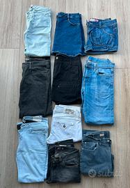 Lotto jeans e short di marca