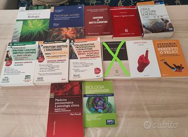 Libri narrativa, psicologia, università, diritto