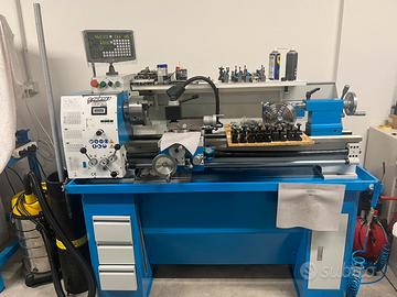 Tornio semiprofessionale per metalli con accessori