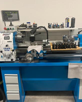 Tornio semiprofessionale per metalli con accessori