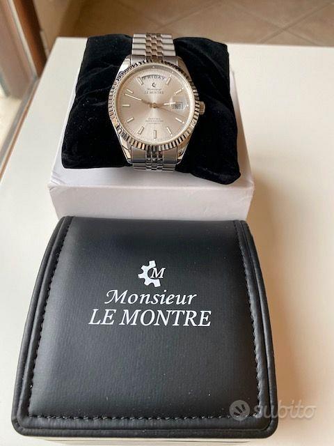 Orologio Monsieur Le Montre automatico day date Abbigliamento e Accessori In vendita a Rimini