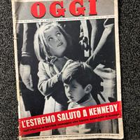 Rivista Oggi l’estremo saluto a Kennedy