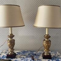 coppia di lampade da tavolo