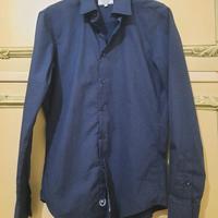 Camicia blu da uomo Alcott