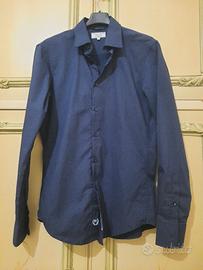 Camicia blu da uomo Alcott