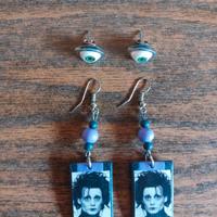 Orecchini Edward mani di forbice/ occhi