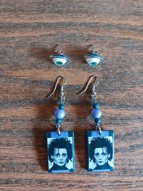 Orecchini Edward mani di forbice/ occhi