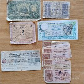 Banconote cartacee Italiane