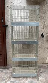 Gabbia/batteria/voliera