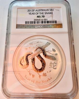 2013P Anno del Serpente, MS 70,NGC
