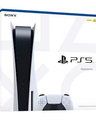 PS5 Disc Edition + 7 giochi + cuffie cablate