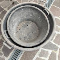 bidone gabassi per erba e macerie
