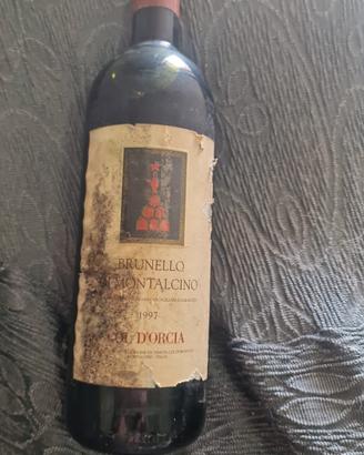 bottiglia brunello di montalcino 1997