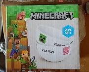 SET 2 TAZZE LATTE COLAZIONE  MINECRAFT 