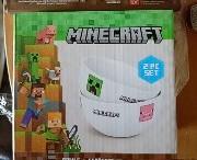 SET 2 TAZZE LATTE COLAZIONE  MINECRAFT 