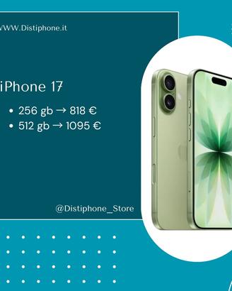 IPHONE 17 - nuovo
