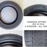 1 Hankook Optimo 4S 205 55R 16 91H 4 STAGIONI