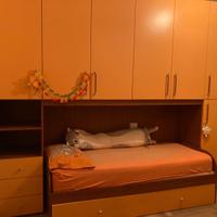 Cameretta completa con letto a ponte e 2 letto