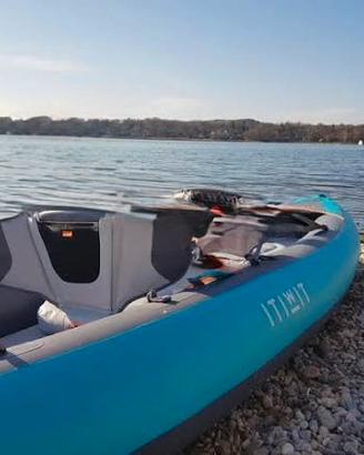 Kayak  canoa blue 3 posti con accessori