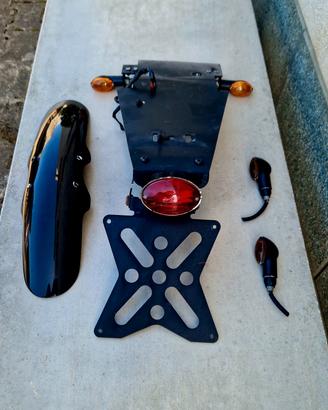 supporto targa, parafango triumph scrambler 900