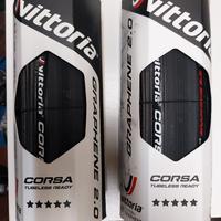 Coppia copertoni Vittoria Corsa TLR 700x25 nuov
