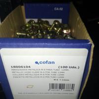 100xFASCETTE METALLICHE M-6 PER TUBO 12MM