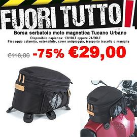 BORSA SERBATOIO MAGNETICA MOTO -75% FUORI TUTTO