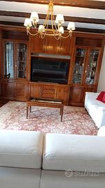 parete attrezzata in ciliegio