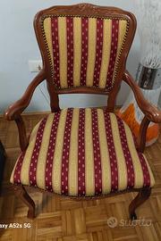 Sedia stile barocco