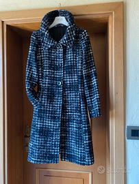 Cappotto bianco e nero made in Italy