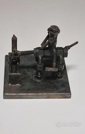 Scultura Don Chisciotte in ferro