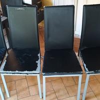 sedie da cucina in ecopelle 