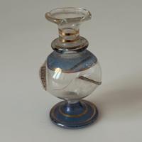 Vasetto vetro turco decorato