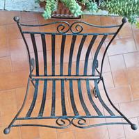 Portalegna in ferro battuto 