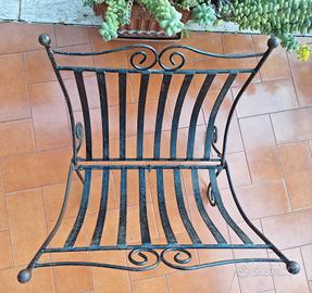 Portalegna in ferro battuto 